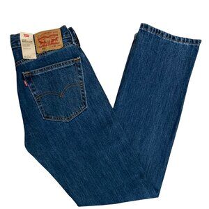 Levis 505 New Jeans Mens Size 30 x 34 Regular Fit Straight Leg No Stretch